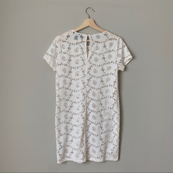 {Forever 21} White Crochet Swim Coverup Dress - Picture 3 of 4